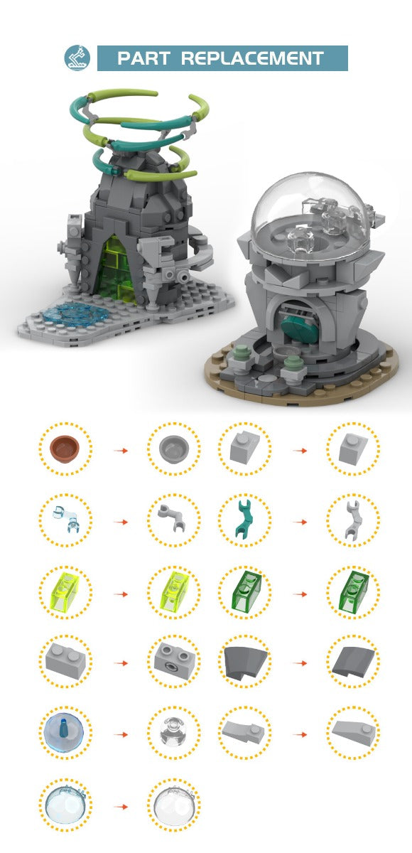 MOC-153792 Gacha Device Dispenser from Zelda Tears of the Kingdom