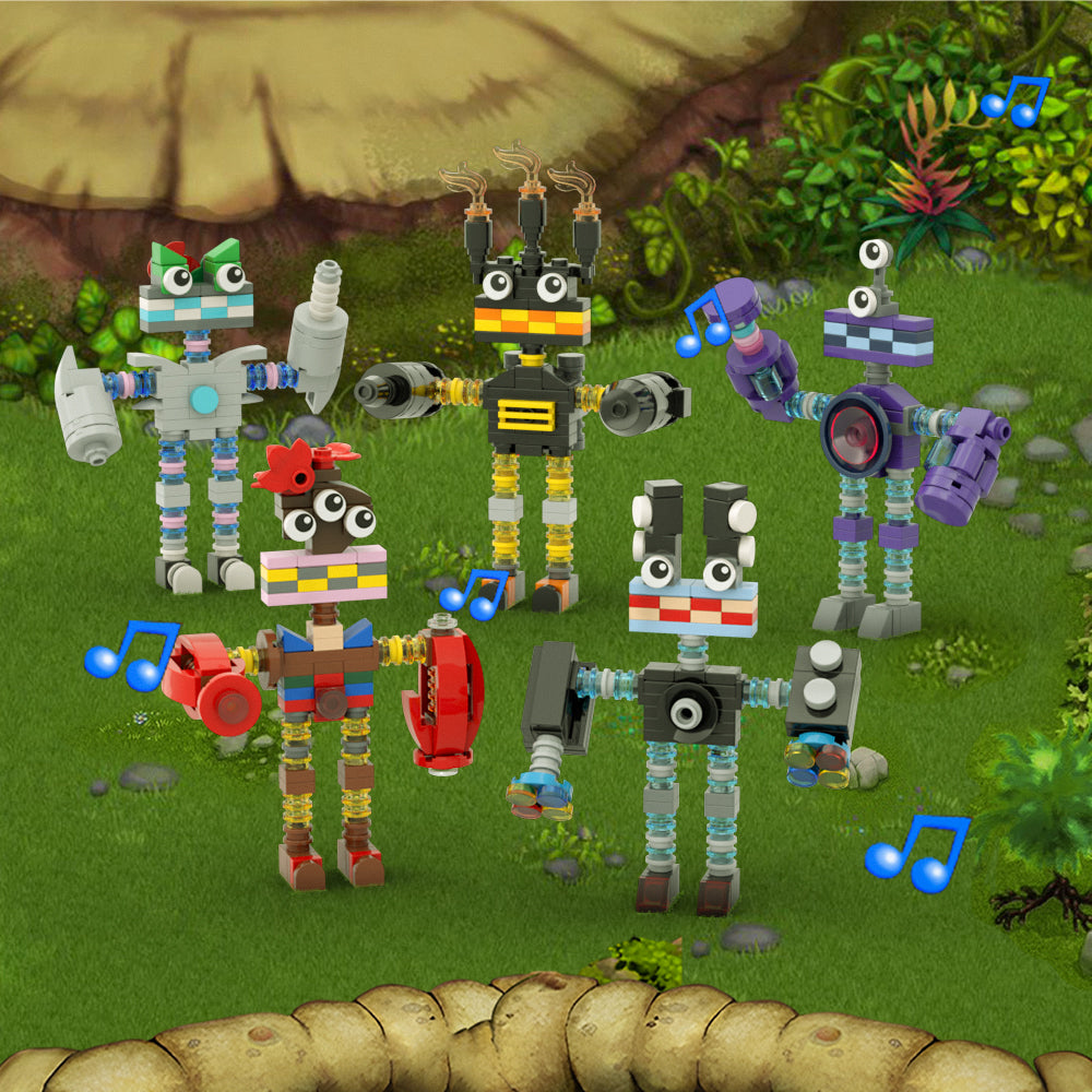 MOC 554 Pcs My Singing Monsters Wubbox