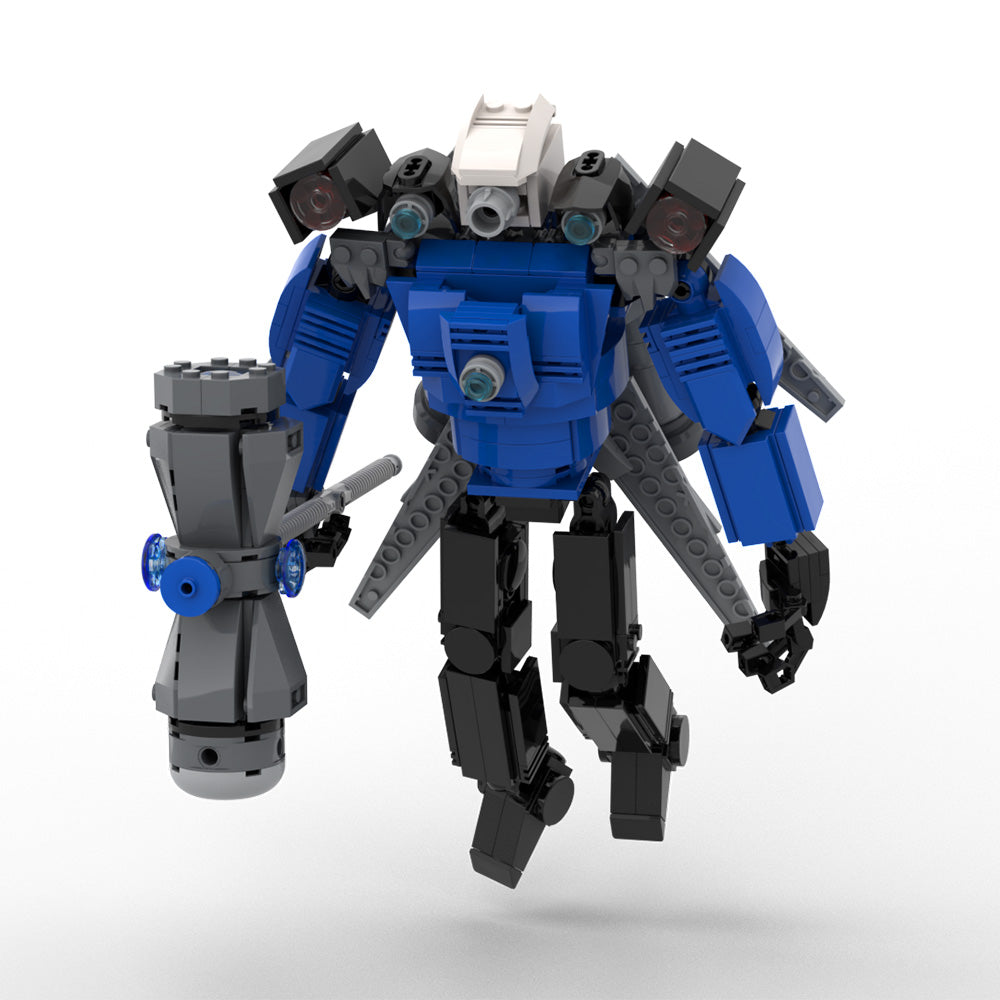 MOC Skibidi Toilet gaint upgraded titan cameraman 405 Pcs