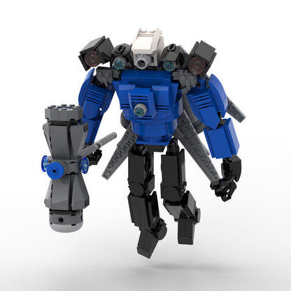 MOC Skibidi Toilet gaint upgraded titan cameraman 405 Pcs