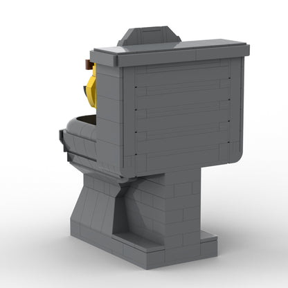 MOC Skibidi Toilet set with compatible bricks