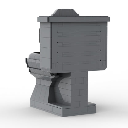 MOC Skibidi Toilet building blocks set with compatible bricks