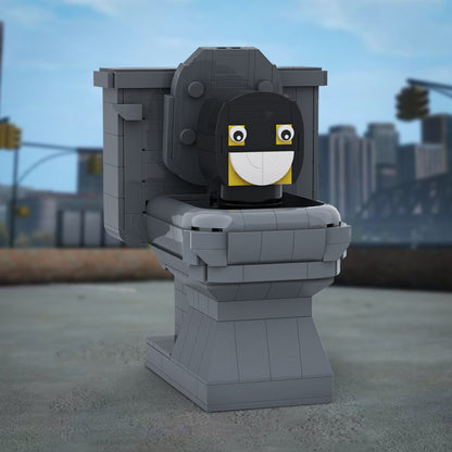 MOC Skibidi Toilet building blocks set with compatible bricks