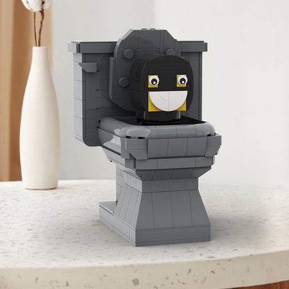 MOC Skibidi Toilet building blocks set with compatible bricks