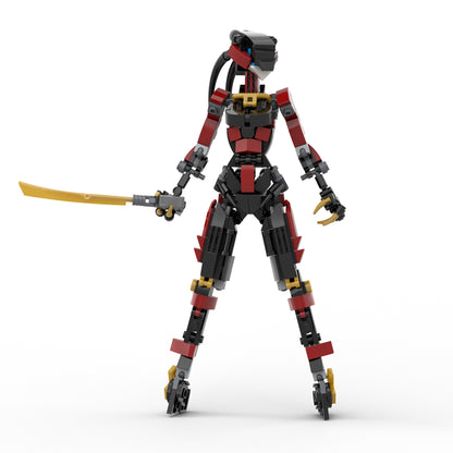 MOC Robot Ninja Girl