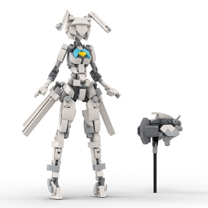 MOC Suit Robot Girl Building block set