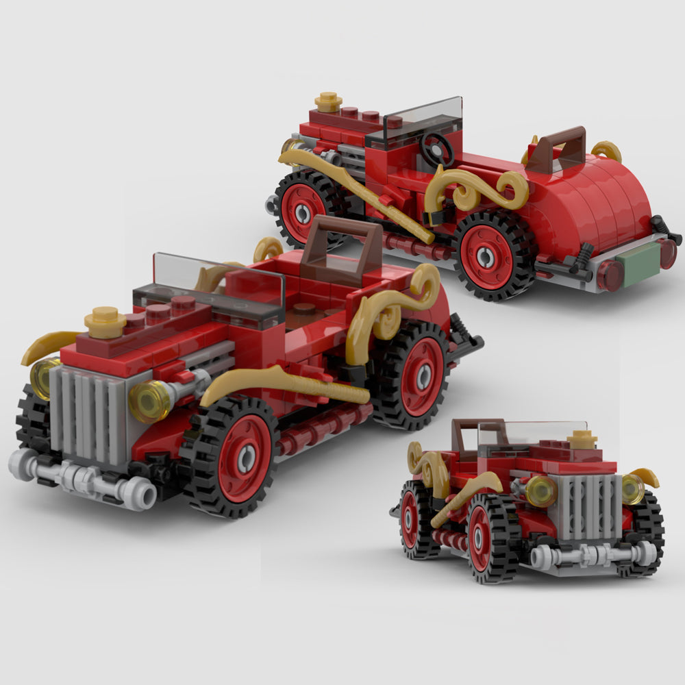 MOC-84431 Little Winter Town Hall Christmas building blocks set with compatible bricks