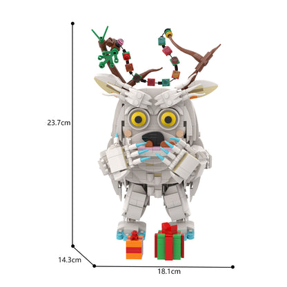 MOC Yeti toy Snow monsters building blocks kit with compatible bricks
