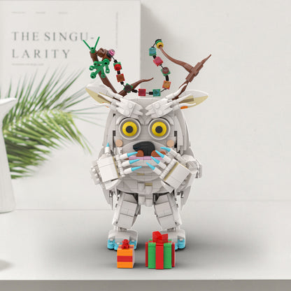 MOC Yeti toy Snow monsters building blocks kit with compatible bricks