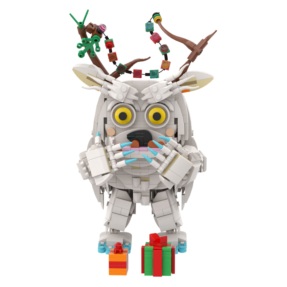 MOC Yeti toy Snow monsters building blocks kit with compatible bricks