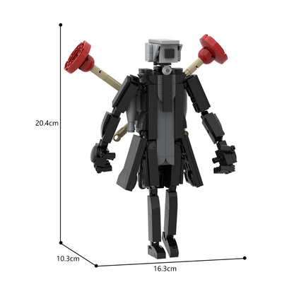 MOC Skibidi Toilet Plunger Cameraman