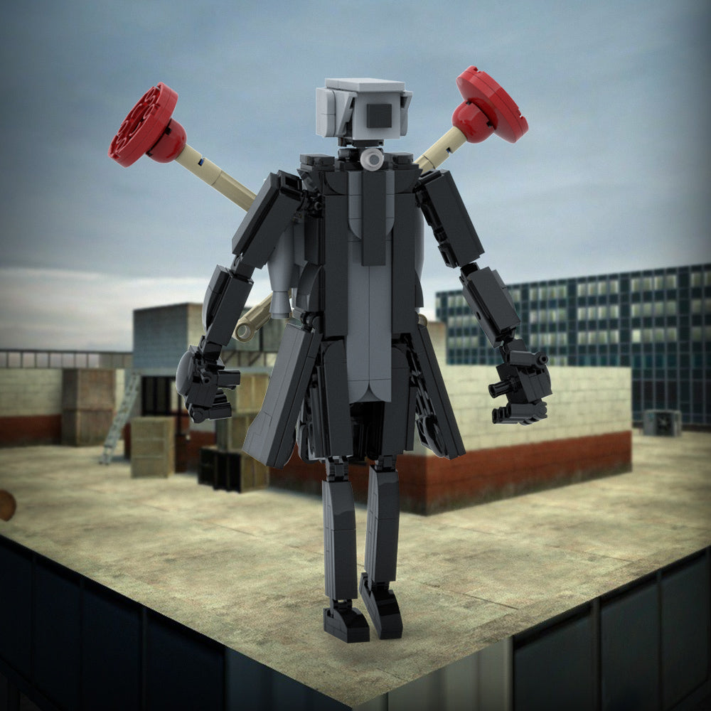 MOC Skibidi Toilet Plunger Cameraman