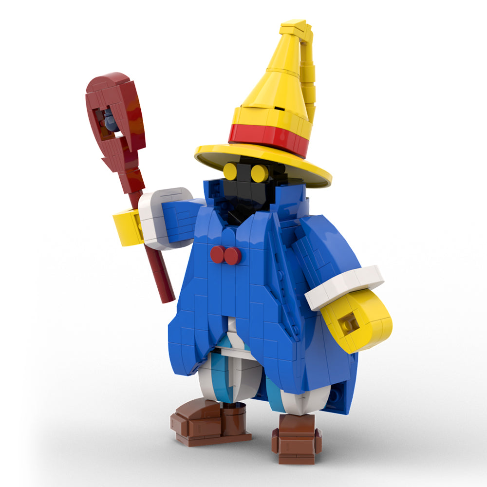 MOC Final Fantasy Black Mage building blocks kit with compatible bricks