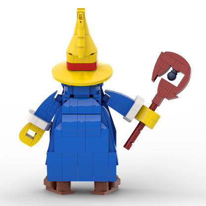 MOC Final Fantasy Black Mage building blocks kit with compatible bricks