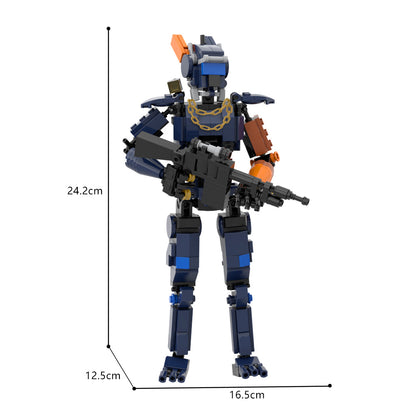 MOC Chappie science fiction action character