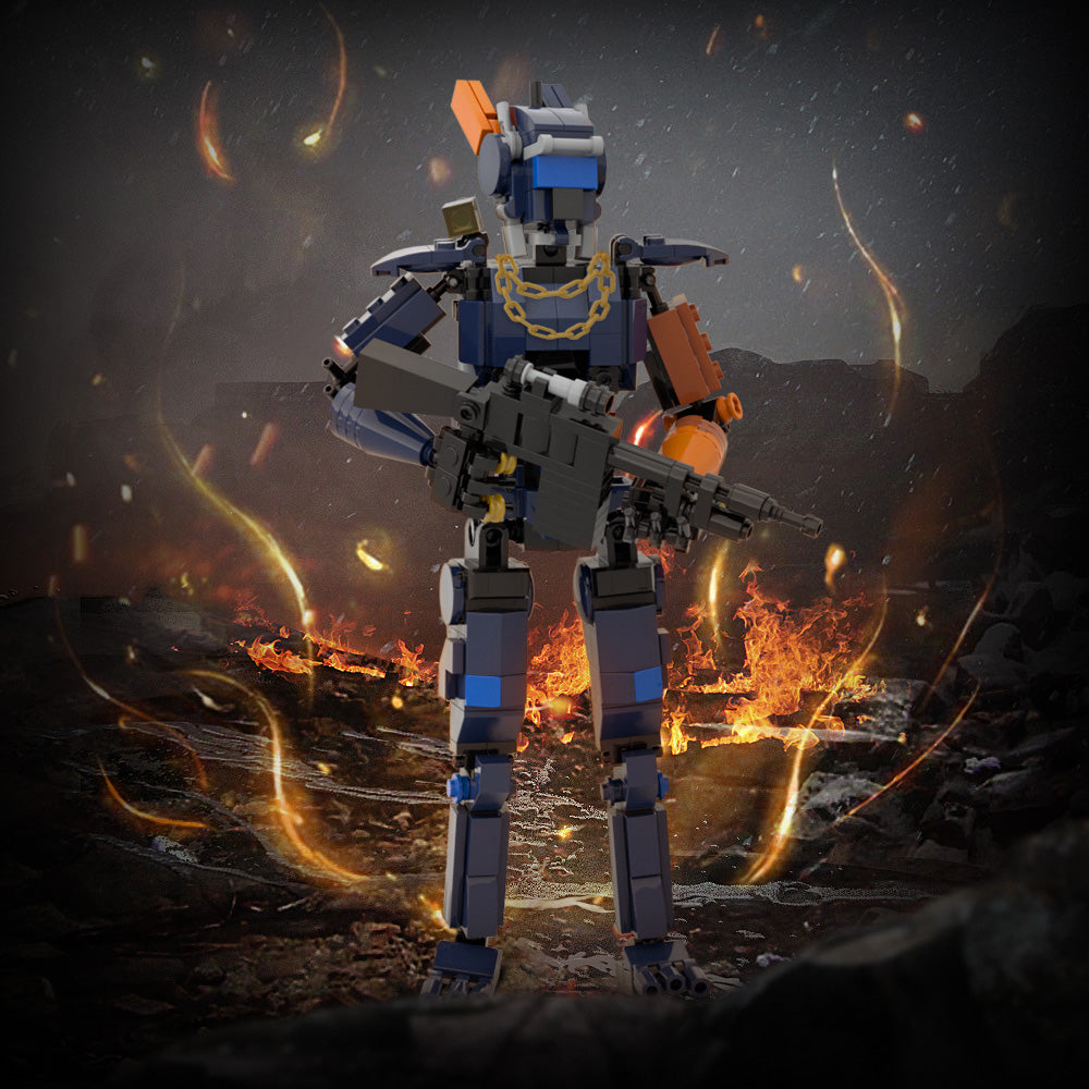 MOC Chappie science fiction action character