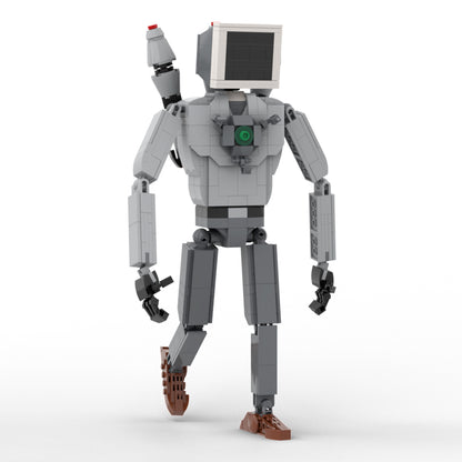 MOC Skibidi Toilet computer man