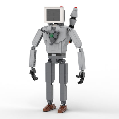 MOC Skibidi Toilet computer man