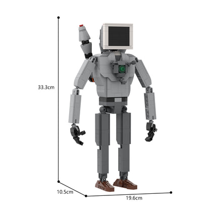 MOC Skibidi Toilet computer man