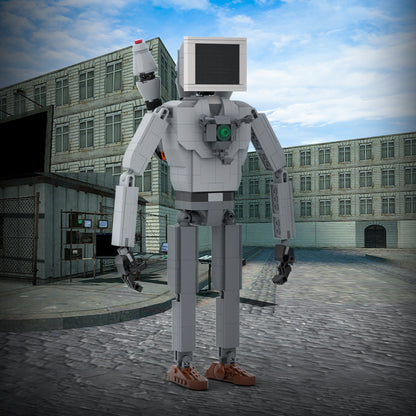 MOC Skibidi Toilet computer man