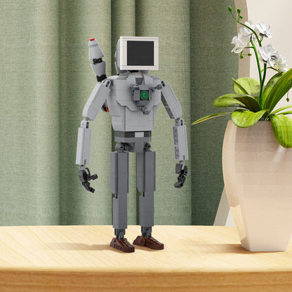 MOC Skibidi Toilet computer man