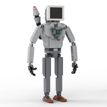 MOC Skibidi Toilet computer man