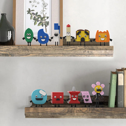 MOC  BFDI Characters: Woody, Pin, Needle, Teardrop Building Set 496 Pieces