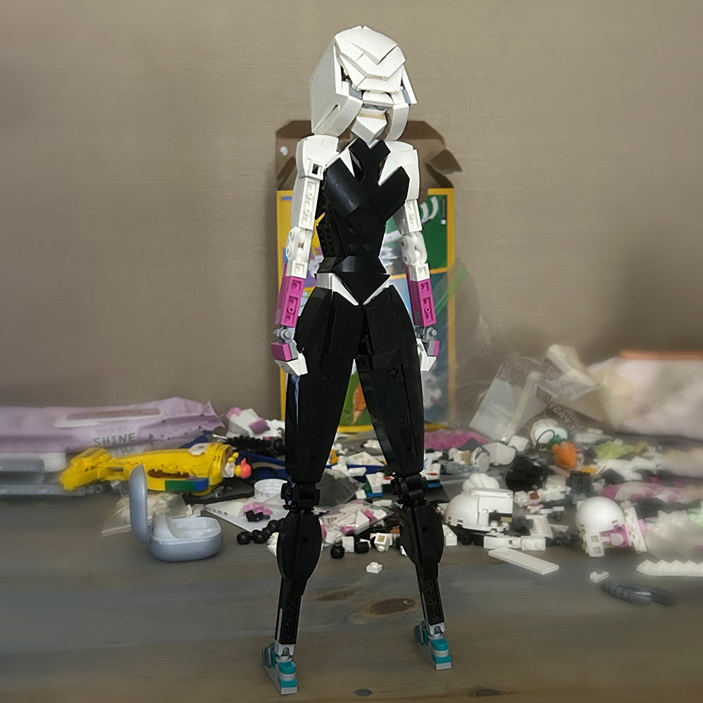 MOC-157377 Spider Gwen from SPIDER MAN: ACROSS THE SPIDER-VERSE