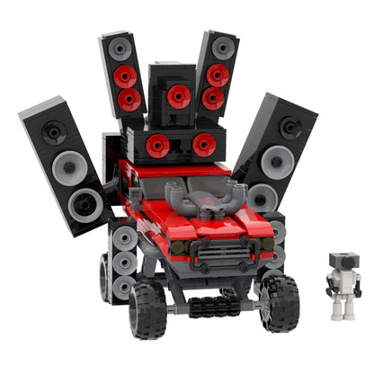 Skibidi Toilets Speakerman Cars 640 Pcs