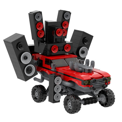 Skibidi Toilets Speakerman Cars 640 Pcs