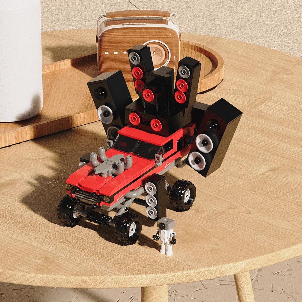 Skibidi Toilets Speakerman Cars 640 Pcs