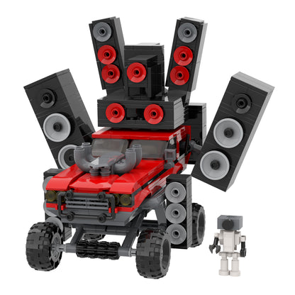 Skibidi Toilets Speakerman Cars 640 Pcs