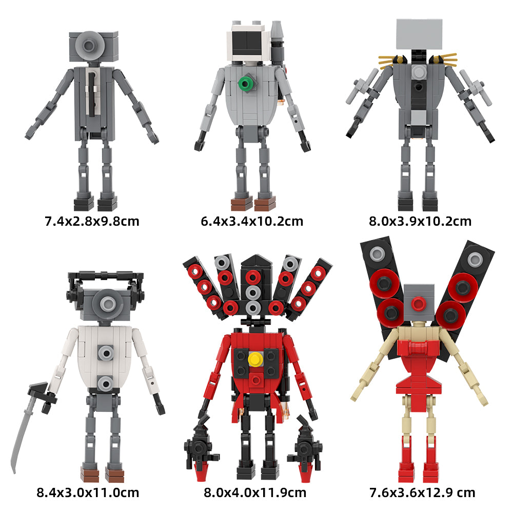 Skibidi Toilet Cameraman Battle Pack 453 Pcs