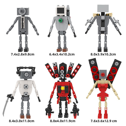 Skibidi Toilet Cameraman Battle Pack 453 Pcs