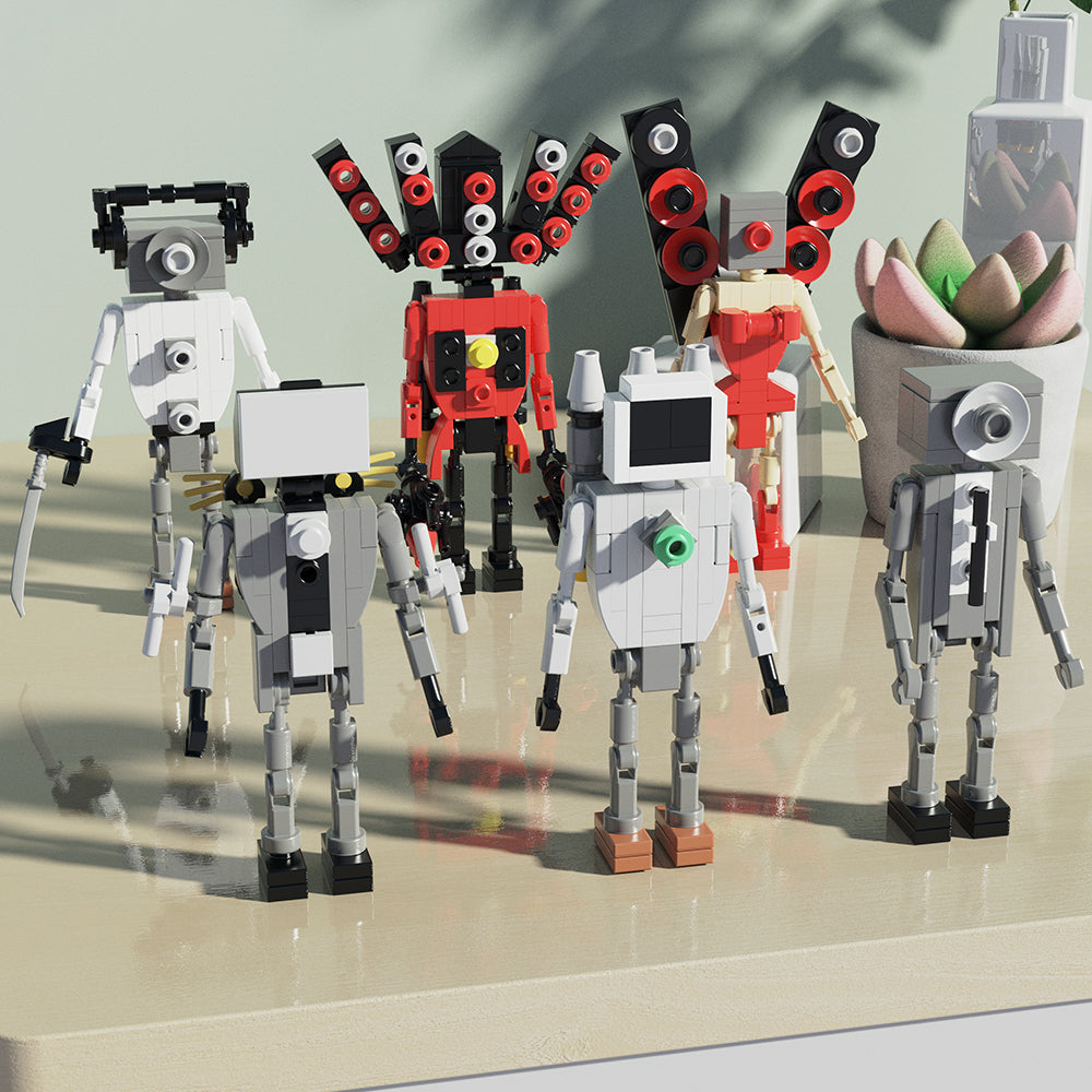 Skibidi Toilet Cameraman Battle Pack 453 Pcs