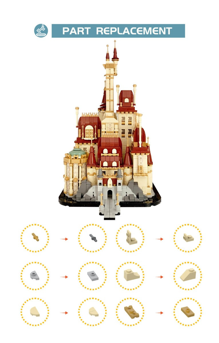 MOC-156489 Beauty and the Beast Castle