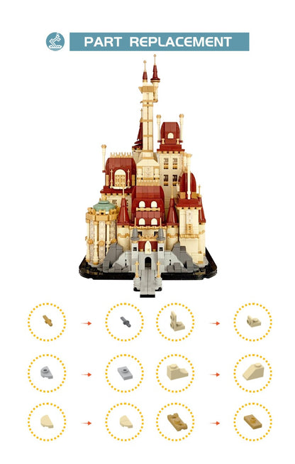 MOC-156489 Beauty and the Beast Castle