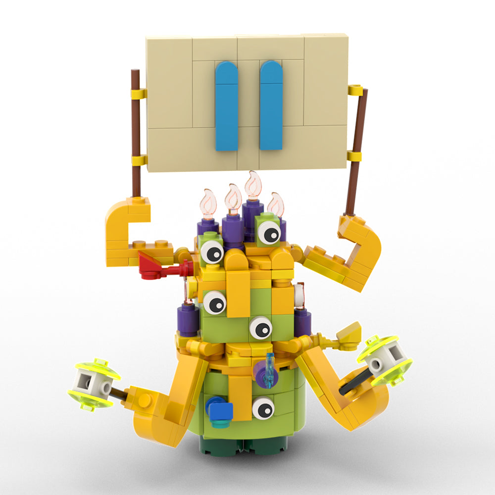 MOC My Singing Monsters Gold Epic Wubbox Knurv Buzzinga and Epic Jam Boree