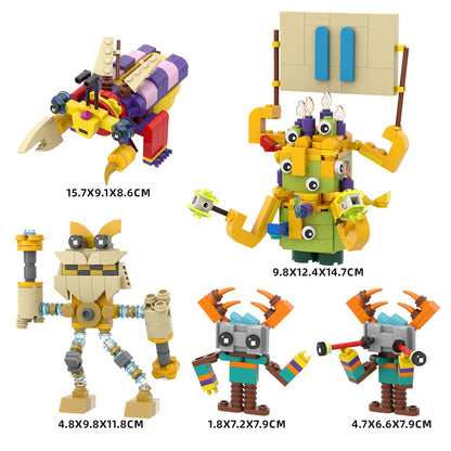 MOC My Singing Monsters Gold Epic Wubbox Knurv Buzzinga and Epic Jam Boree