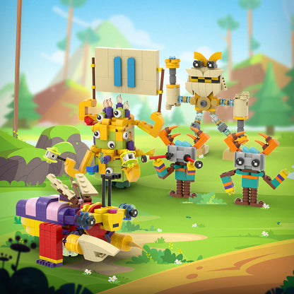 MOC My Singing Monsters Gold Epic Wubbox Knurv Buzzinga and Epic Jam Boree