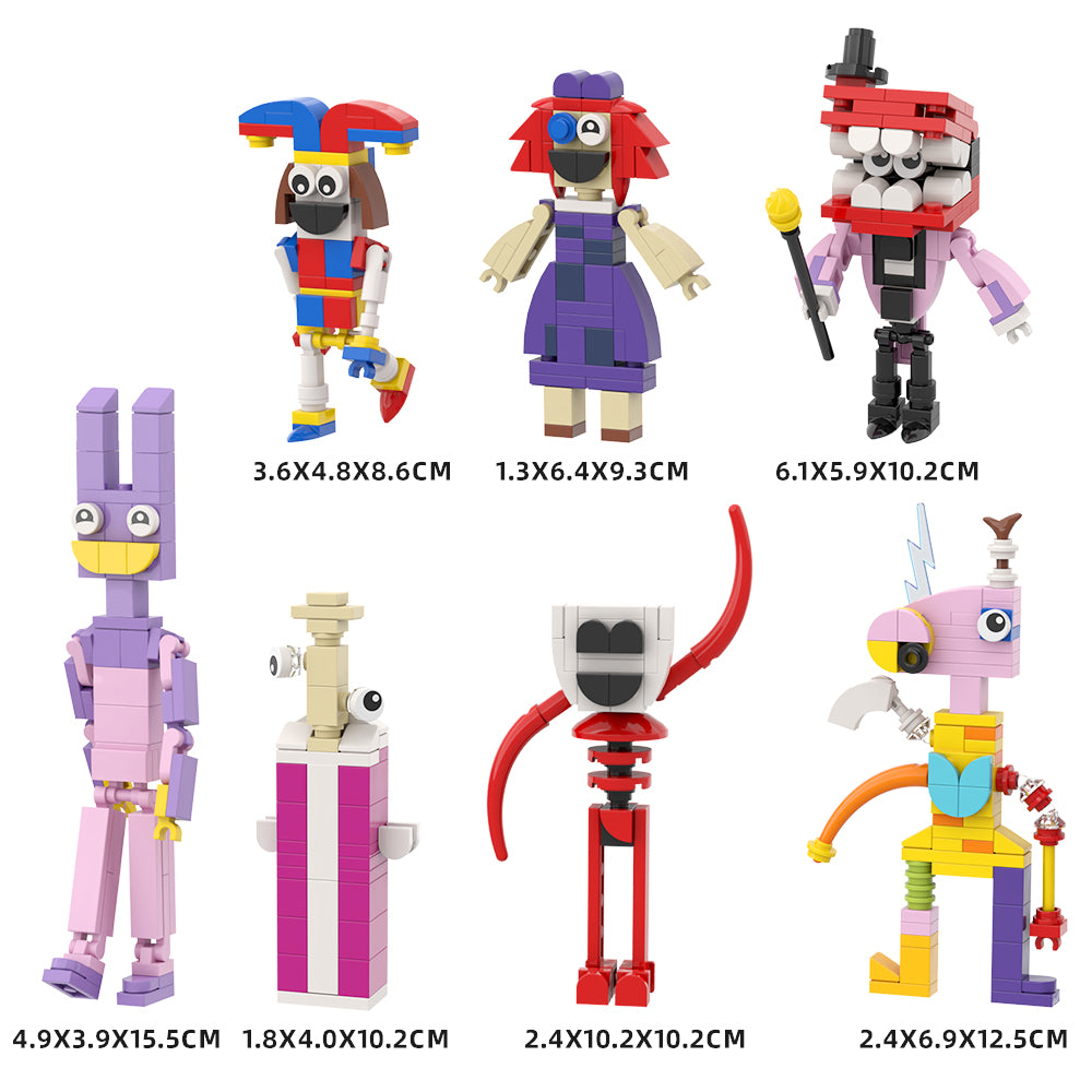 MOC The Amazing Digital Circus set 372 pieces