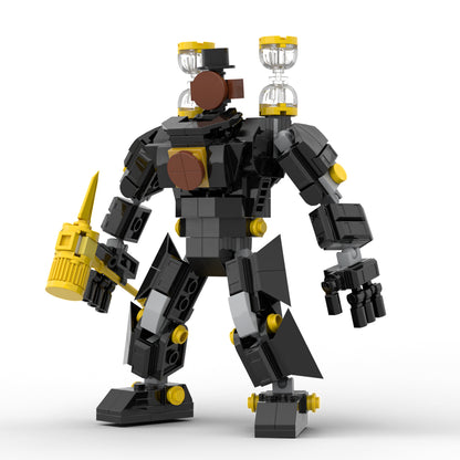MOC 308 Pcs Skibidi Toilet Clockmen Mech