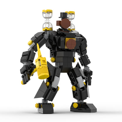 MOC 308 Pcs Skibidi Toilet Clockmen Mech