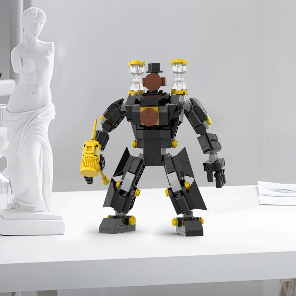MOC 308 Pcs Skibidi Toilet Clockmen Mech