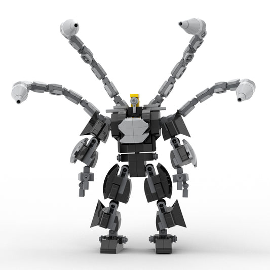 MOC 838 Pcs Skibidi Toilet Titan Drillman