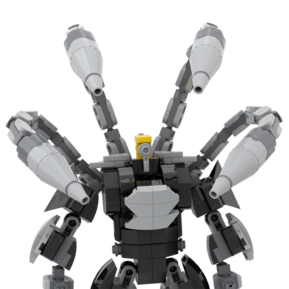 MOC 838 Pcs Skibidi Toilet Titan Drillman