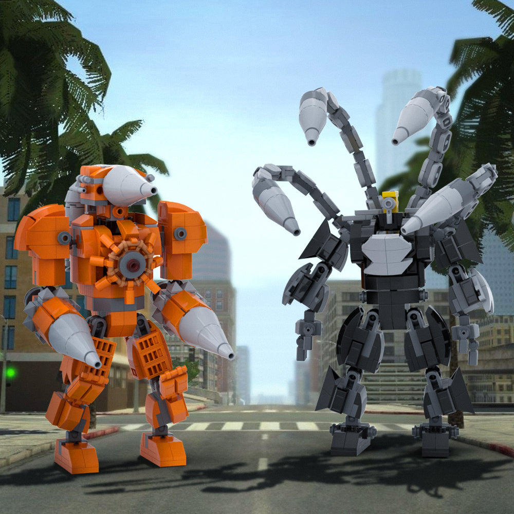 MOC 838 Pcs Skibidi Toilet Titan Drillman