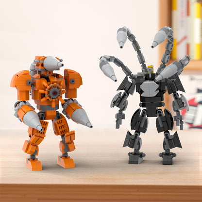 MOC 838 Pcs Skibidi Toilet Titan Drillman