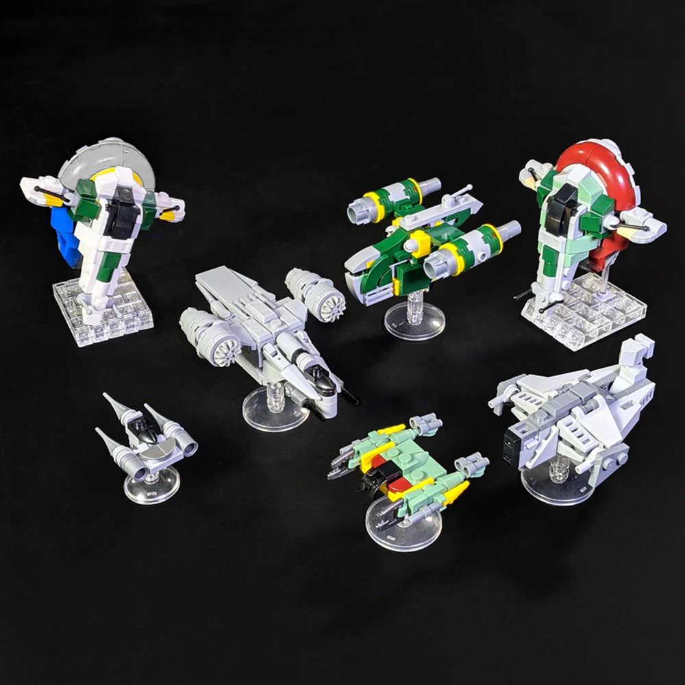 MOC Star Wars set Boba Jango Razor Crest Mando N1 Justifier