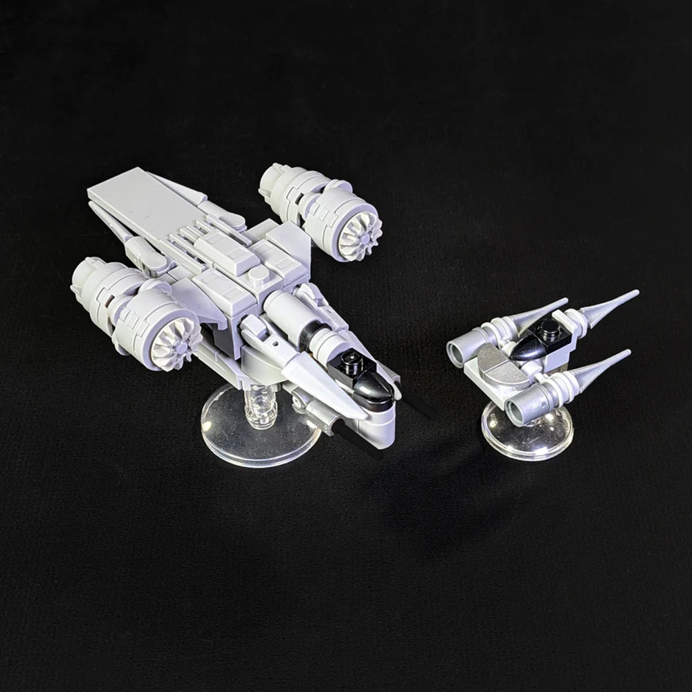 MOC Star Wars set Boba Jango Razor Crest Mando N1 Justifier